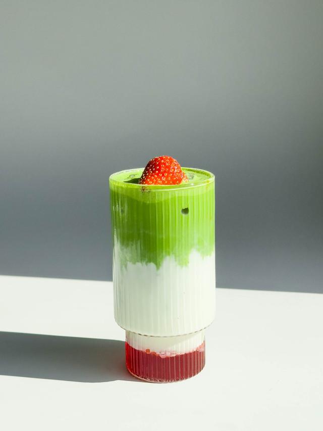 Thumbnail of Strawberry Matcha Foam 🍓🧊